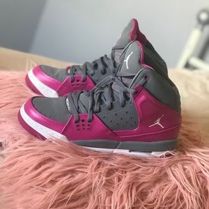 Pink and Grey Jordan’s
